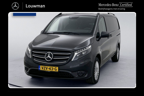 Mercedes-Benz eVito eVito Lang 66 kWh DC 266km WLTP Snelladen Dubbele cabine Led Schuifdeur L+R Navigatie Cruise control