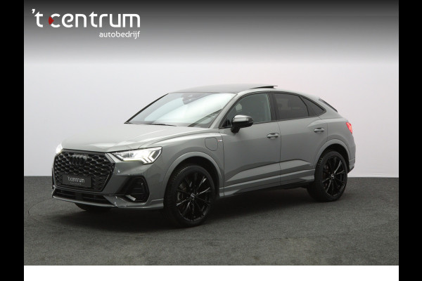 Audi Q3 Sportback 45 TFSI e 245 PK S-Line Edition, Nardo-Grijs, Panoramadak, Carplay, 360 Camera, Memory