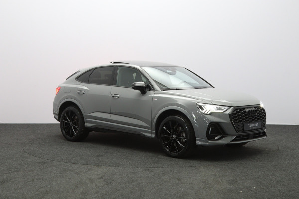 Audi Q3 Sportback 45 TFSI e 245 PK S-Line Edition, Nardo-Grijs, Panoramadak, Carplay, 360 Camera, Memory