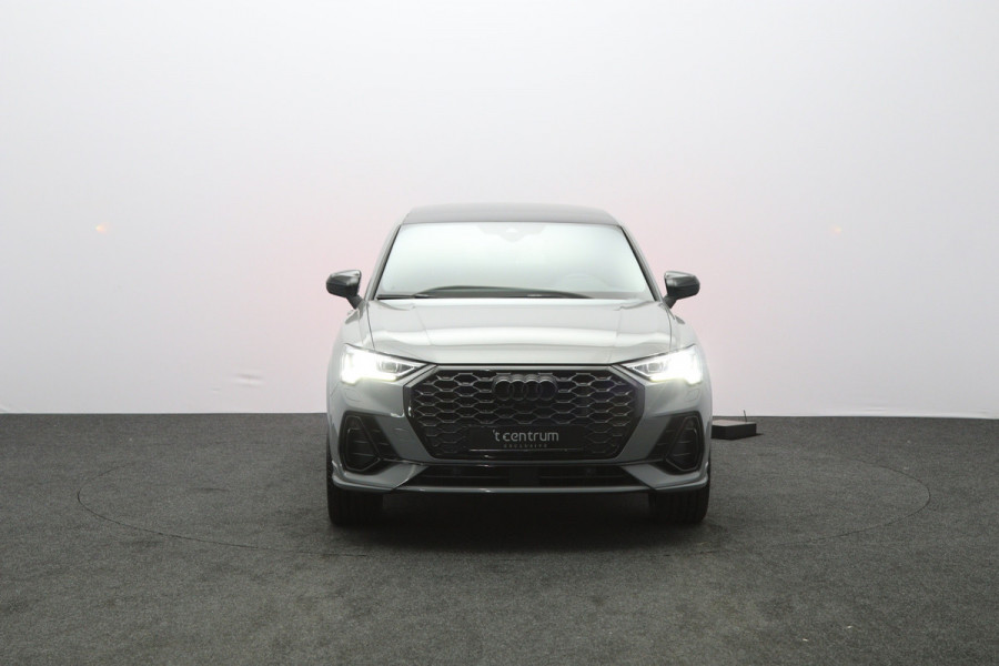 Audi Q3 Sportback 45 TFSI e 245 PK S-Line Edition, Nardo-Grijs, Panoramadak, Carplay, 360 Camera, Memory