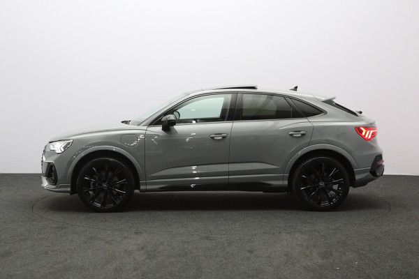 Audi Q3 Sportback 45 TFSI e 245 PK S-Line Edition, Nardo-Grijs, Panoramadak, Carplay, 360 Camera, Memory