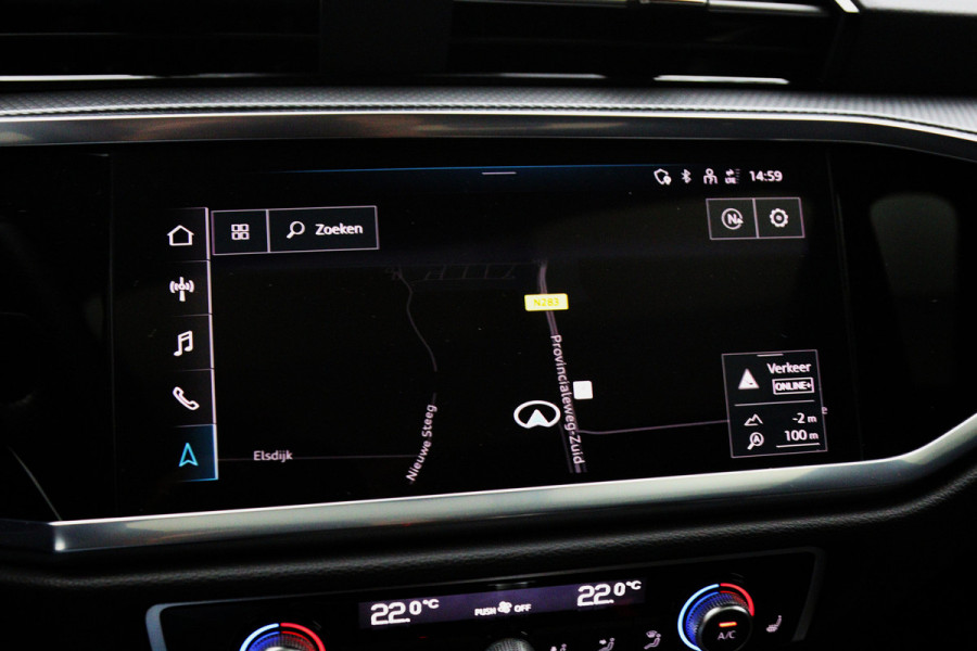 Audi Q3 Sportback 45 TFSI e 245 PK S-Line Edition, Nardo-Grijs, Panoramadak, Carplay, 360 Camera, Memory