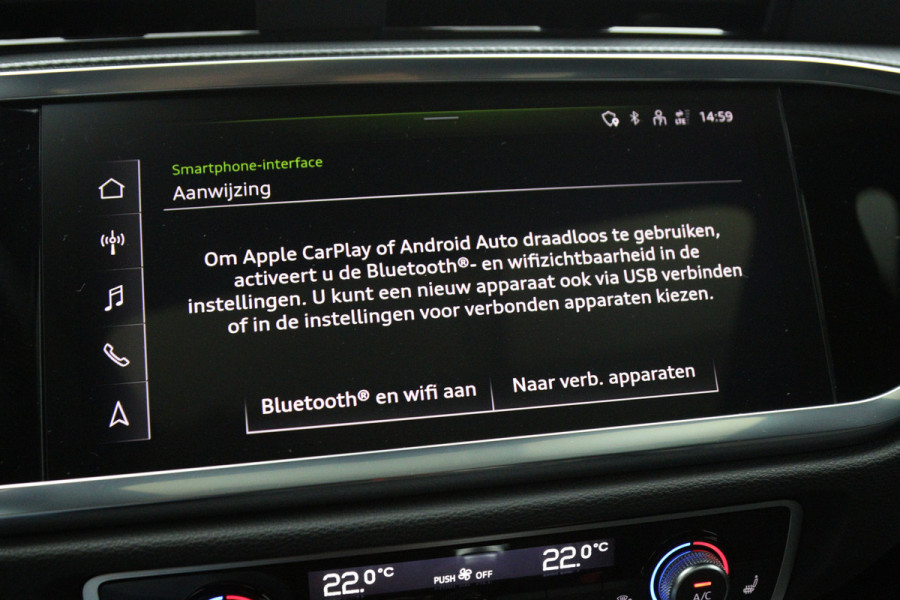 Audi Q3 Sportback 45 TFSI e 245 PK S-Line Edition, Nardo-Grijs, Panoramadak, Carplay, 360 Camera, Memory