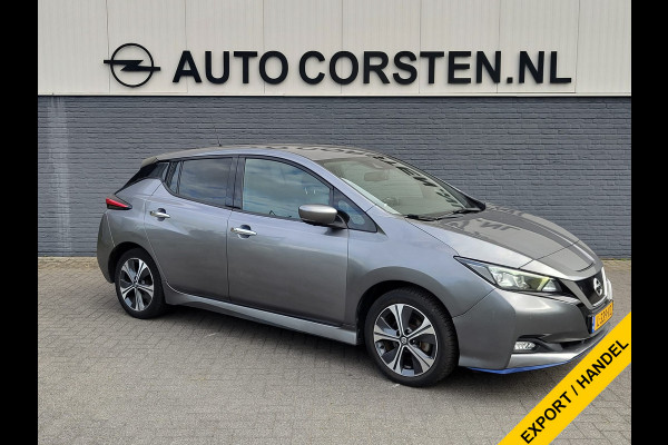 Nissan Leaf e+ N-Connecta 62kWh Adap.Cruise Warmtepomp Leder+Verwarmd 360°Camera Ecc Stuurverwarming Navi Apple Carplay/Android Auto Lmv Privacy Glas Isofix DAB Bluetooth Led Dodehoekdetectie 1e Eigenaar Origineel Nederlandse Auto