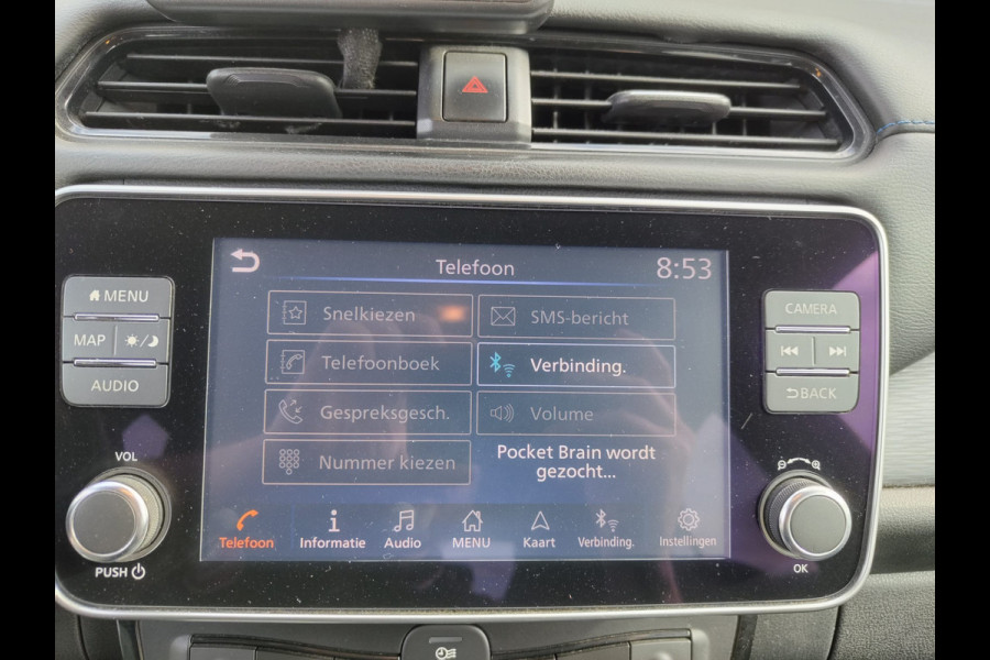 Nissan Leaf e+ N-Connecta 62kWh Adap.Cruise Warmtepomp Leder+Verwarmd 360°Camera Ecc Stuurverwarming Navi Apple Carplay/Android Auto Lmv Privacy Glas Isofix DAB Bluetooth Led Dodehoekdetectie 1e Eigenaar Origineel Nederlandse Auto