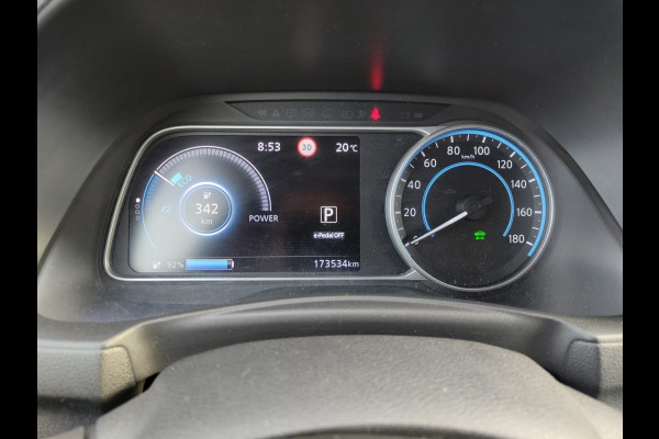 Nissan Leaf e+ N-Connecta 62kWh Adap.Cruise Warmtepomp Leder+Verwarmd 360°Camera Ecc Stuurverwarming Navi Apple Carplay/Android Auto Lmv Privacy Glas Isofix DAB Bluetooth Led Dodehoekdetectie 1e Eigenaar Origineel Nederlandse Auto