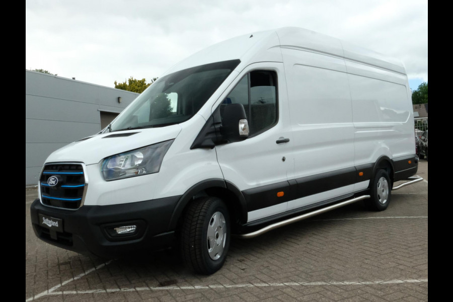 Ford E-Transit Bestelauto 350 L4 Trend 184pk Elektrisch | 68kwh | Ford Voorraad | PRIJS o.b.v. SUBCONTRACTOR | Volledige inrichting | Side bars | Doorloopfunctie cabine | Subco |