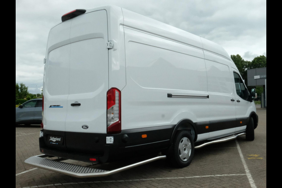 Ford E-Transit Bestelauto 350 L4 Trend 184pk Elektrisch | 68kwh | Ford Voorraad | PRIJS o.b.v. SUBCONTRACTOR | Volledige inrichting | Side bars | Doorloopfunctie cabine | Subco |