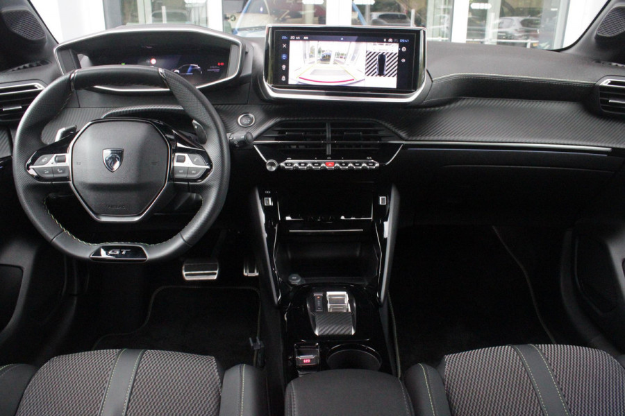 Peugeot 208 1.2 Hybrid 145PK AUTOMAAT GT | CAMERA VOOR + ACHTER | NAVIGATIE | DRAADLOZE APPLE CARPLAY/ANDROID AUTO | FULL LED KOPLAMPEN | LICHTMETALEN VELGEN 17" | DODEHOEK DETECTIE | DRAADLOZE TELEFOONLADER | KEYLESS ENTRY/START | DAB+ RADIO | ADAPTIVE CRUISE CONTROL | CLIMATE CONTROL |