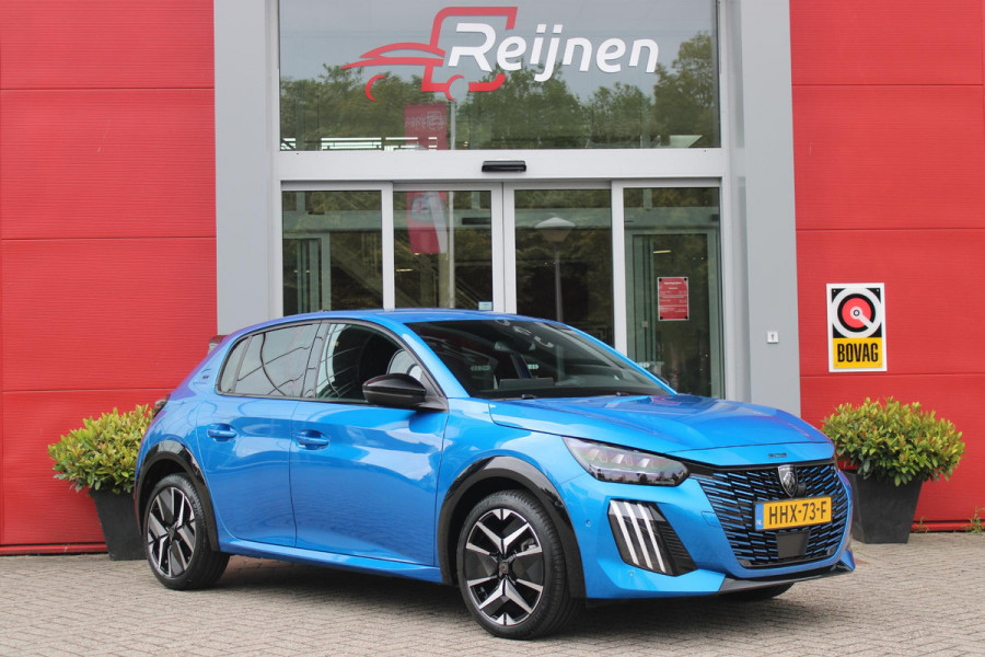 Peugeot 208 1.2 Hybrid 145PK AUTOMAAT GT | CAMERA VOOR + ACHTER | NAVIGATIE | DRAADLOZE APPLE CARPLAY/ANDROID AUTO | FULL LED KOPLAMPEN | LICHTMETALEN VELGEN 17" | DODEHOEK DETECTIE | DRAADLOZE TELEFOONLADER | KEYLESS ENTRY/START | DAB+ RADIO | ADAPTIVE CRUISE CONTROL | CLIMATE CONTROL |