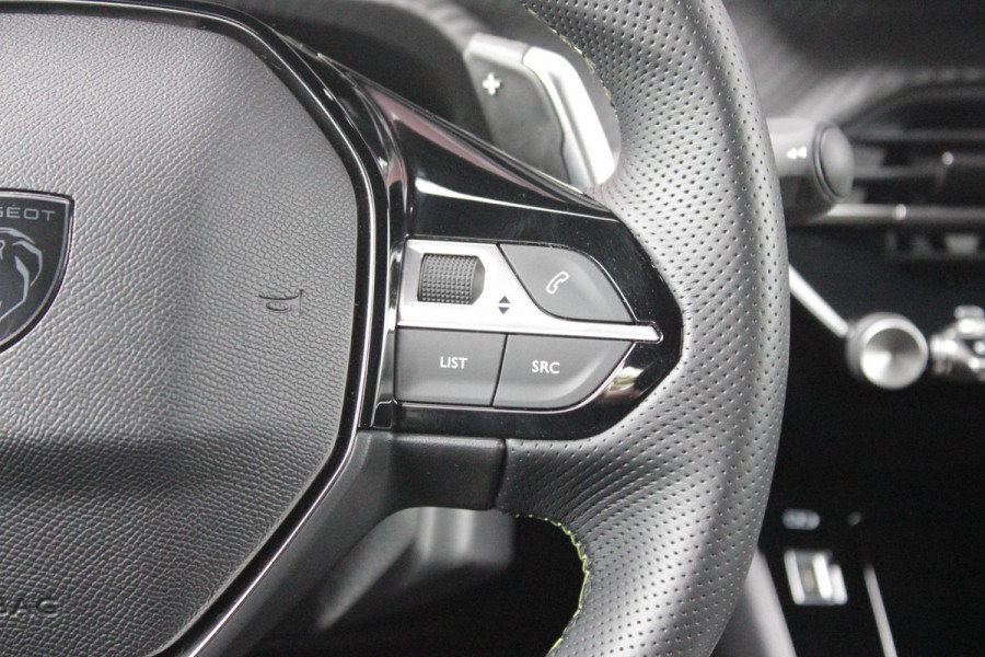 Peugeot 208 1.2 Hybrid 145PK AUTOMAAT GT | CAMERA VOOR + ACHTER | NAVIGATIE | DRAADLOZE APPLE CARPLAY/ANDROID AUTO | FULL LED KOPLAMPEN | LICHTMETALEN VELGEN 17" | DODEHOEK DETECTIE | DRAADLOZE TELEFOONLADER | KEYLESS ENTRY/START | DAB+ RADIO | ADAPTIVE CRUISE CONTROL | CLIMATE CONTROL |