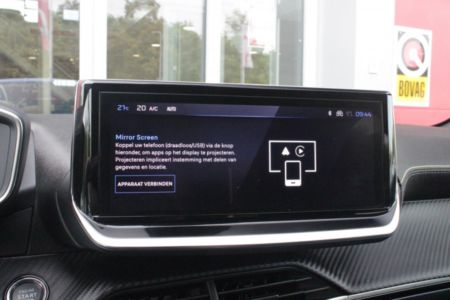 Peugeot 208 1.2 Hybrid 145PK AUTOMAAT GT | CAMERA VOOR + ACHTER | NAVIGATIE | DRAADLOZE APPLE CARPLAY/ANDROID AUTO | FULL LED KOPLAMPEN | LICHTMETALEN VELGEN 17" | DODEHOEK DETECTIE | DRAADLOZE TELEFOONLADER | KEYLESS ENTRY/START | DAB+ RADIO | ADAPTIVE CRUISE CONTROL | CLIMATE CONTROL |