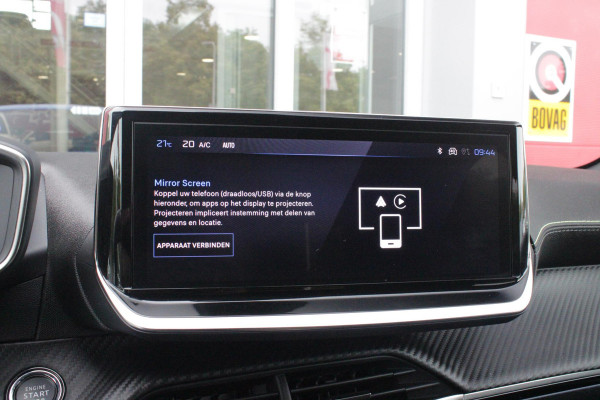 Peugeot 208 1.2 Hybrid 145PK AUTOMAAT GT | CAMERA VOOR + ACHTER | NAVIGATIE | DRAADLOZE APPLE CARPLAY/ANDROID AUTO | FULL LED KOPLAMPEN | LICHTMETALEN VELGEN 17" | DODEHOEK DETECTIE | DRAADLOZE TELEFOONLADER | KEYLESS ENTRY/START | DAB+ RADIO | ADAPTIVE CRUISE CONTROL | CLIMATE CONTROL |