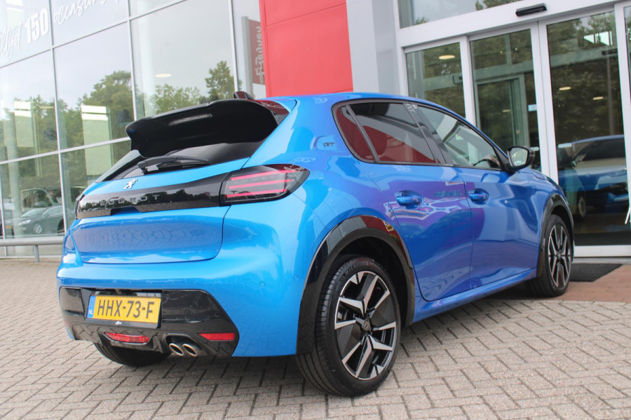 Peugeot 208 1.2 Hybrid 145PK AUTOMAAT GT | CAMERA VOOR + ACHTER | NAVIGATIE | DRAADLOZE APPLE CARPLAY/ANDROID AUTO | FULL LED KOPLAMPEN | LICHTMETALEN VELGEN 17" | DODEHOEK DETECTIE | DRAADLOZE TELEFOONLADER | KEYLESS ENTRY/START | DAB+ RADIO | ADAPTIVE CRUISE CONTROL | CLIMATE CONTROL |