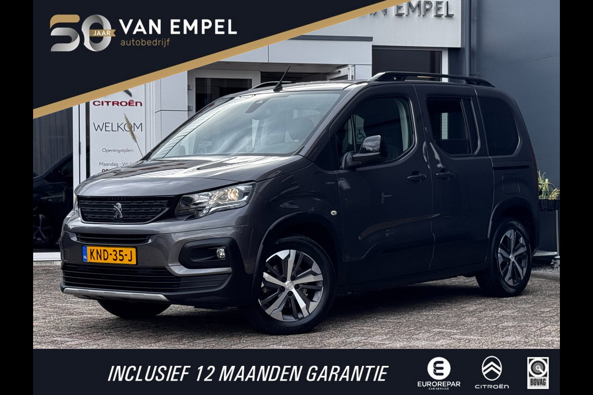 Peugeot Rifter 1.2 Puretech GT-Line | Trekhaak | Peugeot dealer onderhouden | Facturen onderhoud aanwezig | 5-Persoons