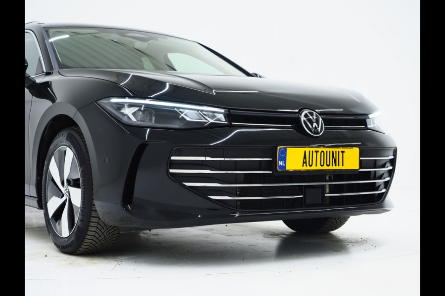 Volkswagen Passat Variant 1.5 eHybrid 204PK | Leder/Alcantara | Massage | Stoelkoeling | Trekhaak | HUD | 360 | Keyless