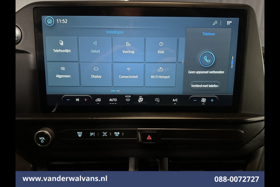 Ford Transit Custom 2.0 TDCI 136pk L2H1 Euro6 Airco | Camera | LED | Apple Carplay | Cruisecontrol Android Auto, Verwarmde voorruit, Parkeersensoren, Bijrijdersbank, 2740kg trekvermogen