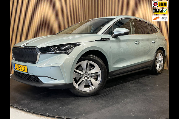 Škoda ENYAQ iV 80|88% SOH|GROTE ACCU|ACC|1/2 LEDER|STUURVERWARMING|ANDROID/APPLE CARPLAY|CAMERA|NAVI|NAP|NL-AUTO|INCL. BTW|1e EIG|