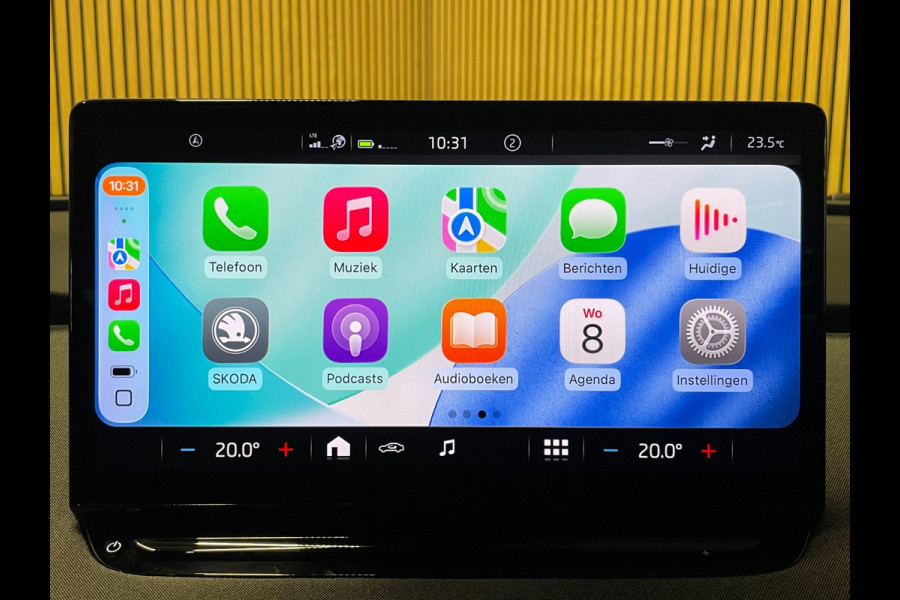 Škoda ENYAQ iV 80|88% SOH|GROTE ACCU|ACC|1/2 LEDER|STUURVERWARMING|ANDROID/APPLE CARPLAY|CAMERA|NAVI|NAP|NL-AUTO|INCL. BTW|1e EIG|