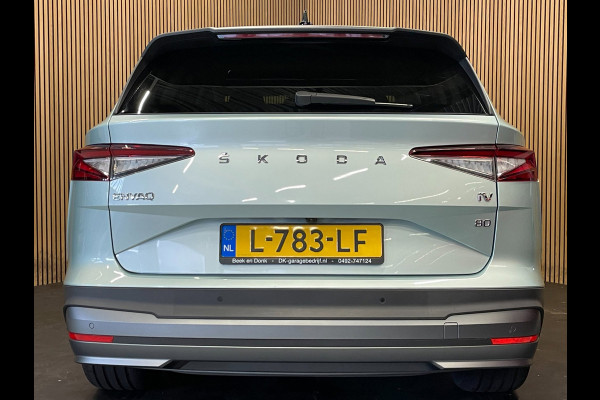 Škoda ENYAQ iV 80|88% SOH|GROTE ACCU|ACC|1/2 LEDER|STUURVERWARMING|ANDROID/APPLE CARPLAY|CAMERA|NAVI|NAP|NL-AUTO|INCL. BTW|1e EIG|