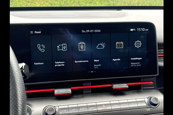 Hyundai Kona 1.6 GDI HEV N Line | 360 graden camera | Stoelverwarming/koeling | Adaptive cruise control