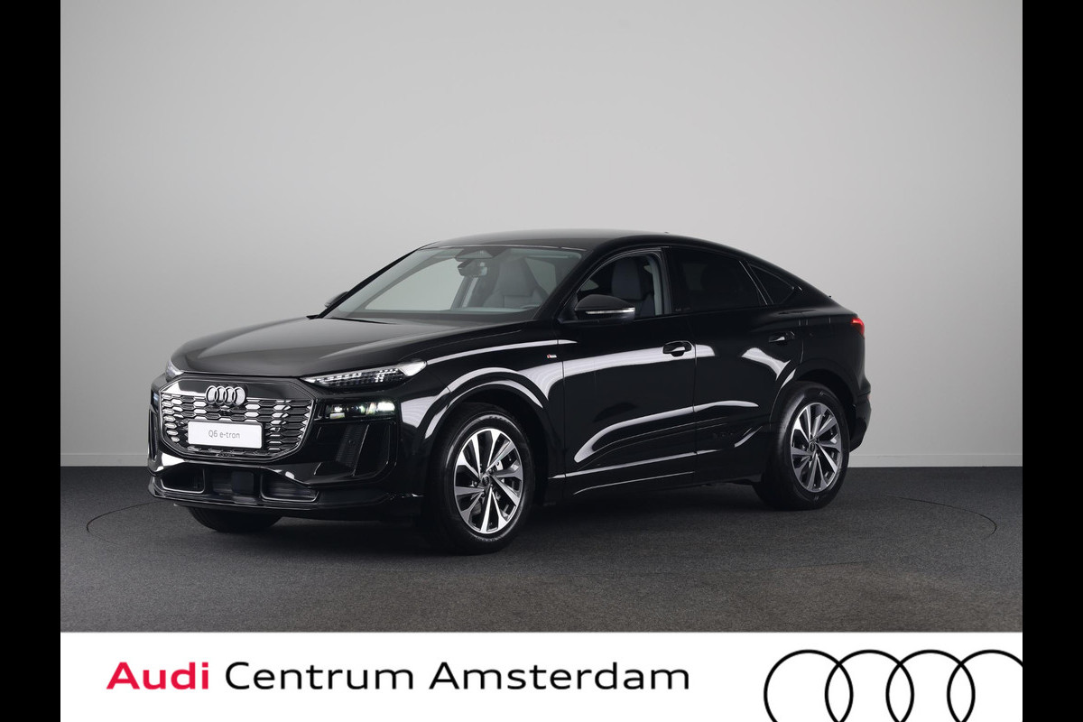 Audi Q6 Sportback e-tron Advanced edition 83Kwh 252 pk Sportback | Techniek pakket plus | Sportstoel voor leder | Optiek pakket zwart | Privacy glas |
