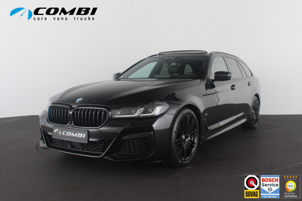 BMW 5 Serie Touring 530d xDrive M Sport > Pano.schuif/Head-up/19inch/Shadow-Line/Trekhaak