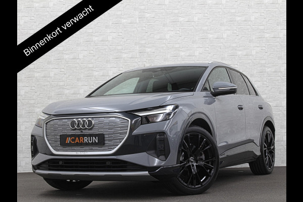 Audi Q4 e-tron 40 204pk 77 kWh | #RS-Lederen Bekleding | ACC | Matrix Led | 3 Zone Clima | Kieselgrau | 2023 | Btw auto, 27150,= ex. | Bovag garantie. 4x Q4 op voorraad!