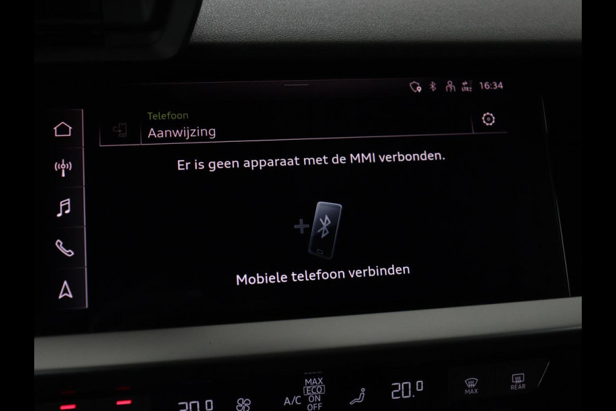 Audi A3 2.0 TFSI S3 quattro | Adaptive cruise | B&O | Bang & Olufsen | Matrix LED | Leder/Alcantara | Park Assist | Stoelverwarming | Virtual Cockpit | Carplay | Navigatie | Sportstoelen | Climate control