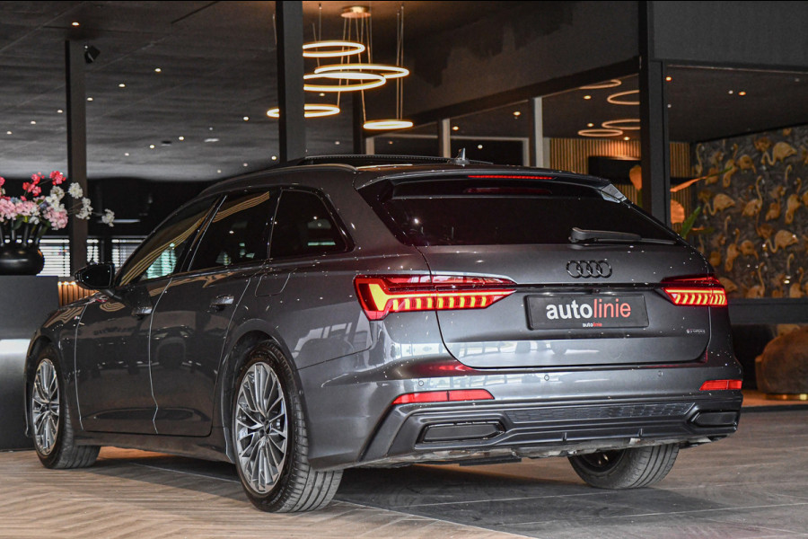 Audi A6 Avant 55 TFSI e quattro Competition S-Line, Pano, B&O, 360 3D, ACC, HUD, Memory, Trekhaak, Matrix!