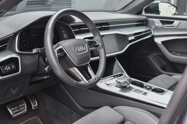 Audi A6 Avant 55 TFSI e quattro Competition S-Line, Pano, B&O, 360 3D, ACC, HUD, Memory, Trekhaak, Matrix!