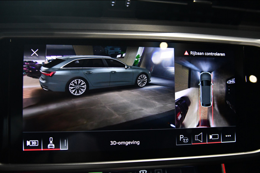 Audi A6 Avant 55 TFSI e quattro Competition S-Line, Pano, B&O, 360 3D, ACC, HUD, Memory, Trekhaak, Matrix!