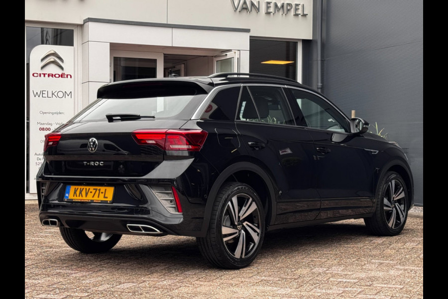 Volkswagen T-Roc 1.5 TSI R-Line | 150 PK | Trekhaak | IQ-Light | Camera | Stoelverwarming | Beats | PDC Rondom |