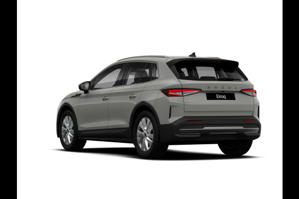 Škoda Elroq 60 Tour Edition | Steel Grey | Android Infotainment + Navigatie | Verwarmbaar Stuurwiel + Voorstoelen | Parkeersens V+A + Achteruitrijcamera | Adaptieve Cruise Control | Blind Spot Assist