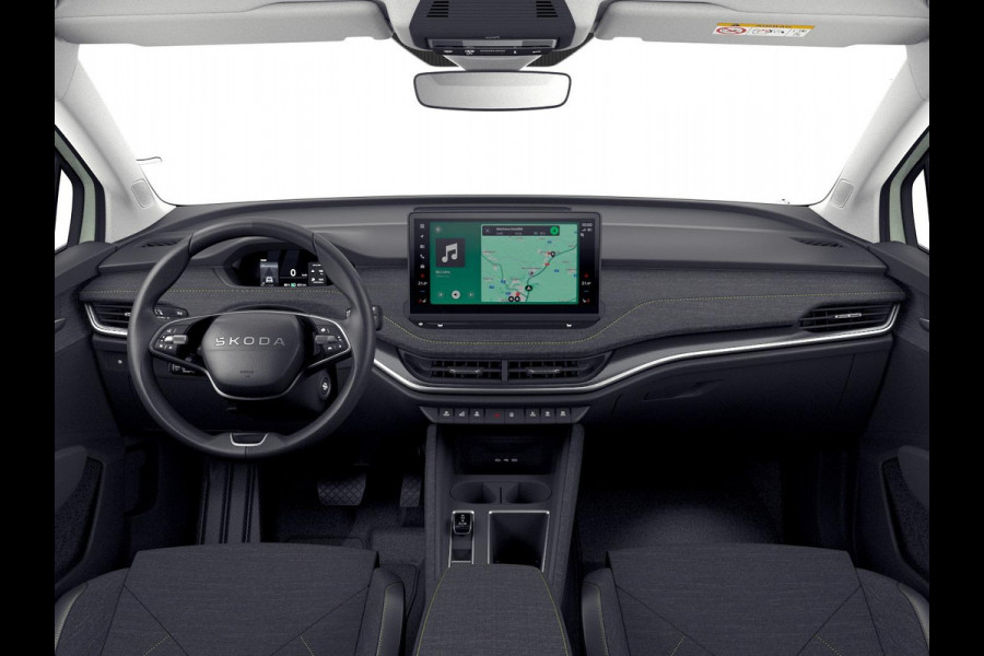 Škoda Elroq 60 Tour Edition | Steel Grey | Android Infotainment + Navigatie | Verwarmbaar Stuurwiel + Voorstoelen | Parkeersens V+A + Achteruitrijcamera | Adaptieve Cruise Control | Blind Spot Assist