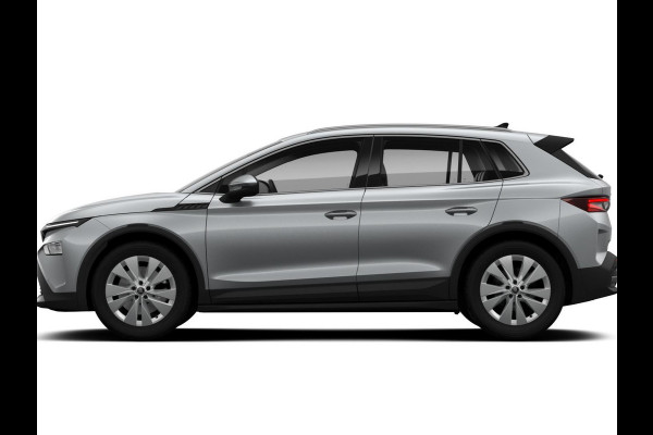 Škoda Elroq 60 Tour Edition | Smokey Diamond Metallic | Android Infotainment + Navigatie | Verwarmbaar Stuurwiel + Voorstoelen | Parkeersens V+A + Achteruitrijcamera | Adaptieve Cruise Control | Blind Spot Assist