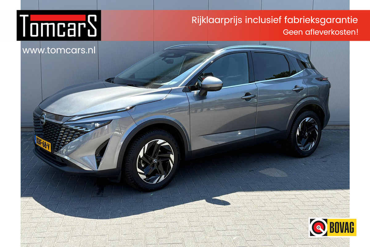 Nissan QASHQAI 1.3DIG-T MHEV 158PK Automaat N-Connecta Panoramadak/Winter-pack/Elektr.-klep/Head-Up/Adapt.-cruise