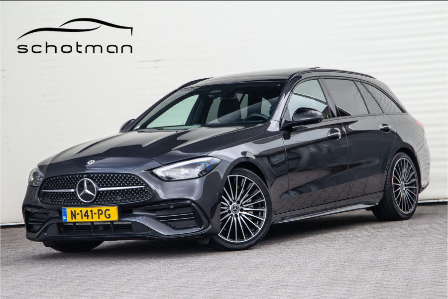 Mercedes-Benz C-Klasse Estate 200 AMG Premium, Nightpack, Pano, Trekhaak Nw Model