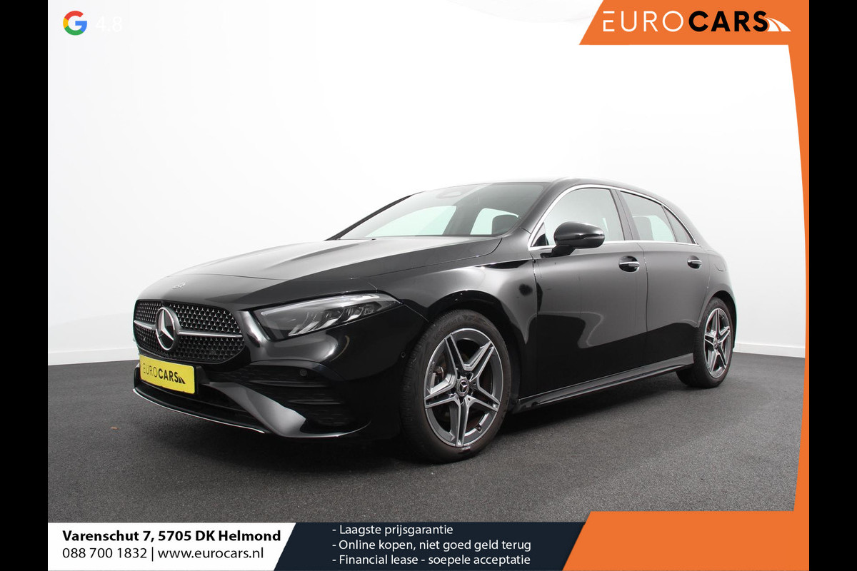 Mercedes-Benz A-Klasse 200 Automaat AMG Line Navigatie Climate control Camera Parkeer sensoren Half Lederen Bekleding Led  Cruise Control adaptive LM Velgen Dab Led