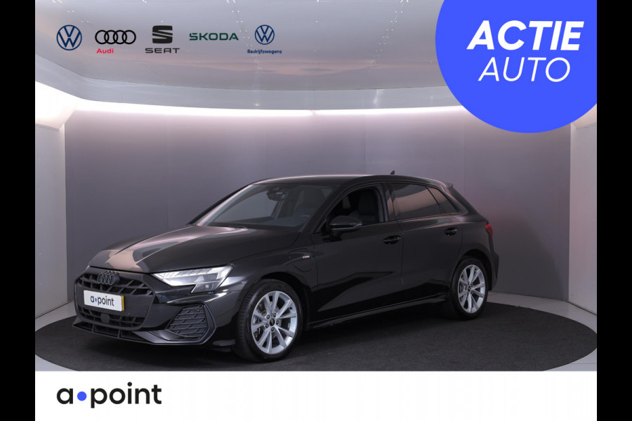 Audi A3 Sportback 40 TFSI e S edition 204 pk S-tronic | Verlengde garantie | Navigatie | Parkeersensoren (Park assist) | Achteruitrijcamera | Stoelverwarming | S-Line |