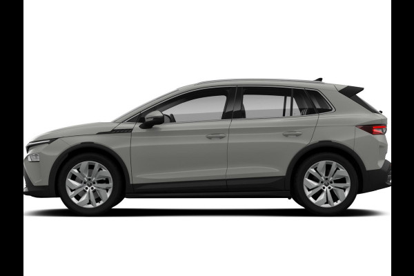 Škoda Elroq 85 Tour 286pk | 286pk | 576km range | Steel Grey | 20'' VEGA Velgen| Android Infotainment + Navigatie | Verwarmbaar Stuurwiel + Voorstoelen | Parkeersens V+A + Achteruitrijcamera | Adaptieve Cruise Control | Blind Spot Assist
