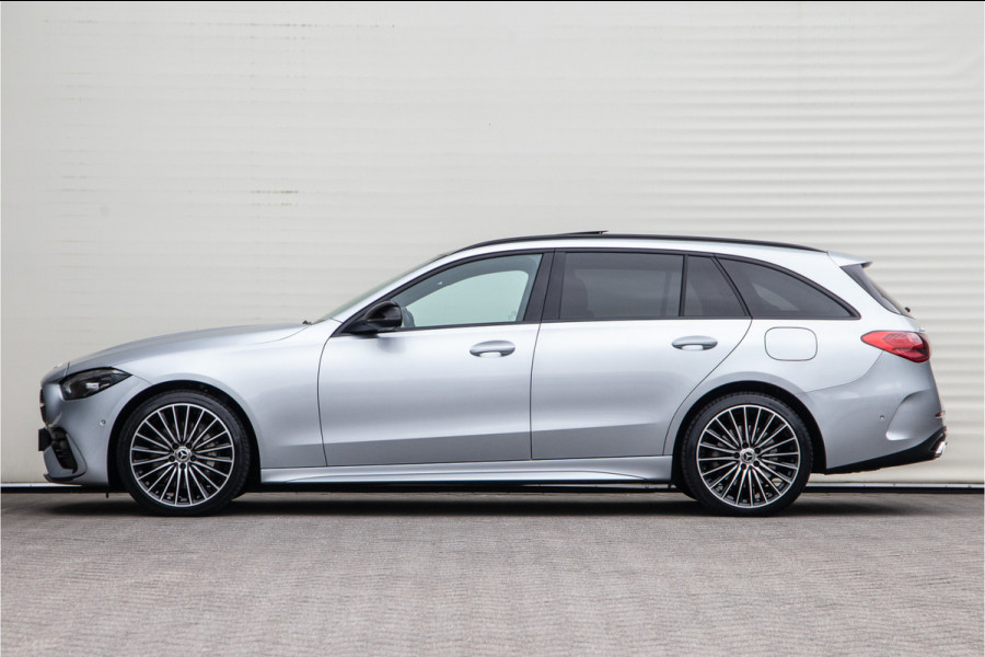 Mercedes-Benz C-Klasse Estate 300 e AMG Premium, Nightpakket, Panorama, Leder, Sfeerverlichting