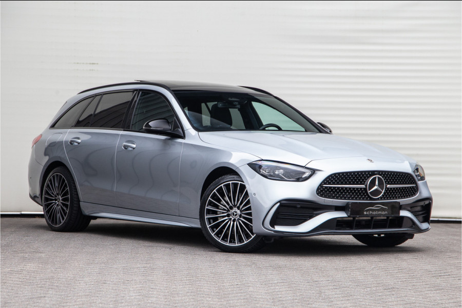 Mercedes-Benz C-Klasse Estate 300 e AMG Premium, Nightpakket, Panorama, Leder, Sfeerverlichting