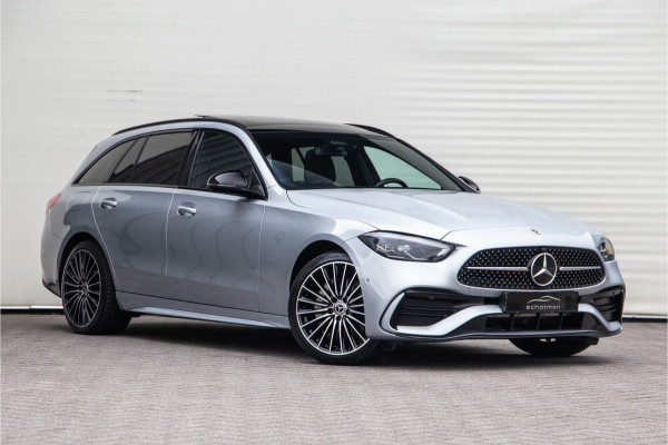 Mercedes-Benz C-Klasse Estate 300 e AMG Premium, Nightpakket, Panorama, Leder, Sfeerverlichting