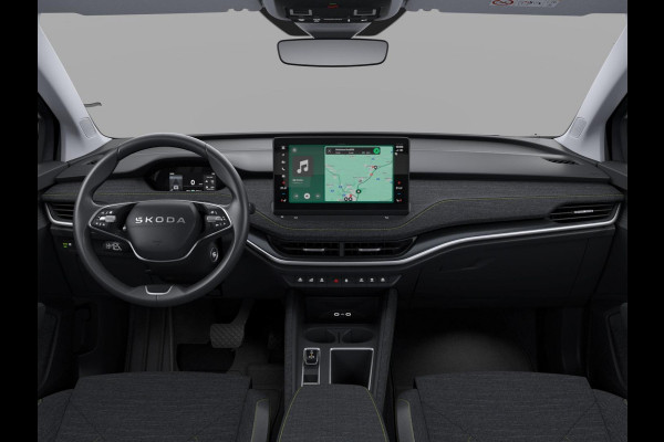 Škoda Elroq 85 Tour 286pk | 286pk | 576km range | Steel Grey | 20'' VEGA Velgen| Android Infotainment + Navigatie | Verwarmbaar Stuurwiel + Voorstoelen | Parkeersens V+A + Achteruitrijcamera | Adaptieve Cruise Control | Blind Spot Assist
