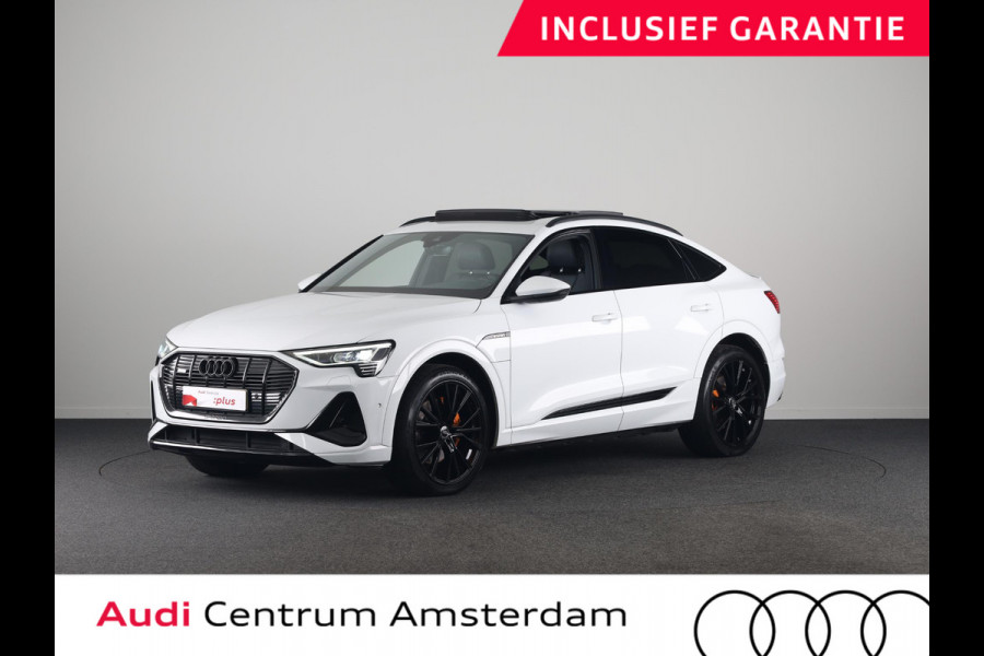 Audi e-tron Sportback 55 quattro S edition 95 kWh 408 pk | SOH 91,49% | Navigatie | Panoramadak | Parkeersensoren | Achteruitrijcamera | Elektr. voorstoelen | Lichtmetalen velgen 22" | Luchtvering | S-Line |