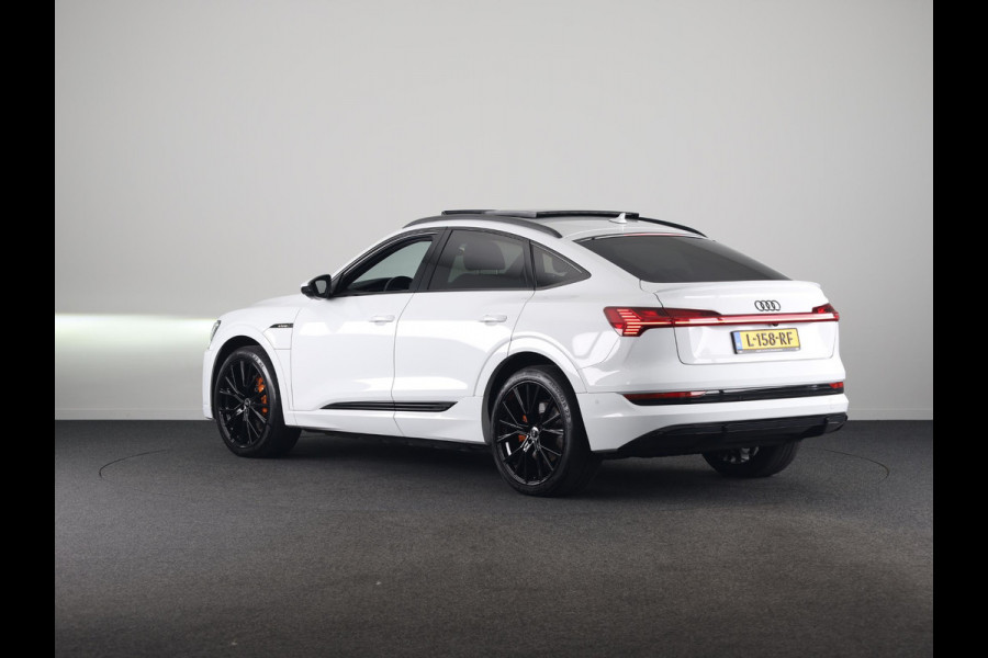 Audi e-tron Sportback 55 quattro S edition 95 kWh 408 pk | SOH 91,49% | Navigatie | Panoramadak | Parkeersensoren | Achteruitrijcamera | Elektr. voorstoelen | Lichtmetalen velgen 22" | Luchtvering | S-Line |