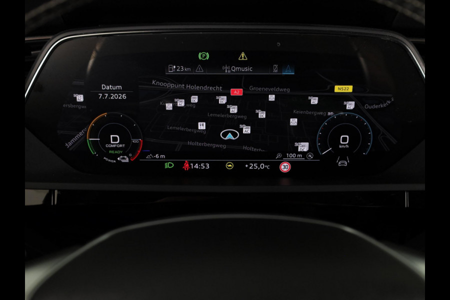 Audi e-tron Sportback 55 quattro S edition 95 kWh 408 pk | SOH 91,49% | Navigatie | Panoramadak | Parkeersensoren | Achteruitrijcamera | Elektr. voorstoelen | Lichtmetalen velgen 22" | Luchtvering | S-Line |
