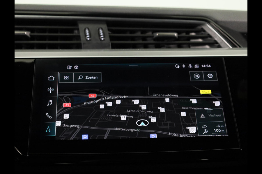 Audi e-tron Sportback 55 quattro S edition 95 kWh 408 pk | SOH 91,49% | Navigatie | Panoramadak | Parkeersensoren | Achteruitrijcamera | Elektr. voorstoelen | Lichtmetalen velgen 22" | Luchtvering | S-Line |
