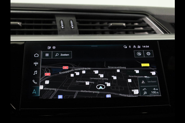 Audi e-tron Sportback 55 quattro S edition 95 kWh 408 pk | SOH 91,49% | Navigatie | Panoramadak | Parkeersensoren | Achteruitrijcamera | Elektr. voorstoelen | Lichtmetalen velgen 22" | Luchtvering | S-Line |